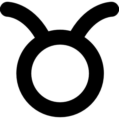 Taurus Astrological Sign Symbol Free Signs Icons