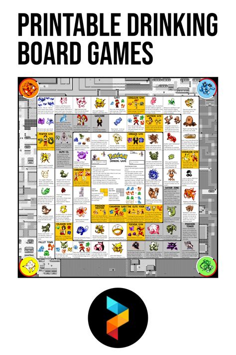 Drinking Board Games 7 Free Pdf Printables Printablee