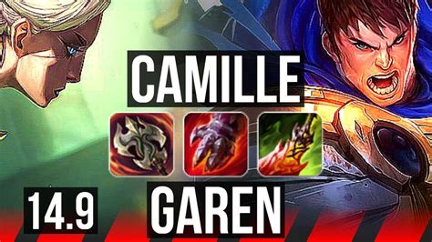 CAMILLE Vs GAREN TOP Quadra 8 Solo Kills 47k DMG 18 4 8 Godlike