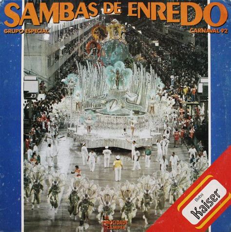 LP Sambas de Enredo 92 Grupo Especial Vários Artistas