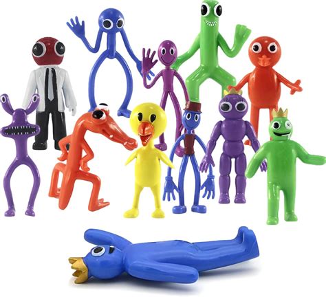 UGIF Rainbow Friends Figures Set 12pcs Horror Cartoon Models 8 5 11