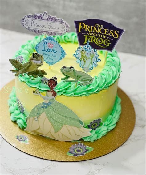 Princess Tiana Cake Cake Frog Cakes Princess Tiana