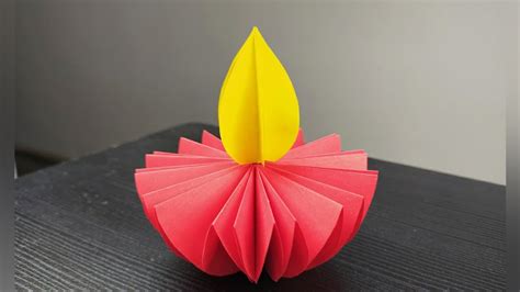 Diya Paper Craft For Diwali Diya Making With Paper DIY Diwali