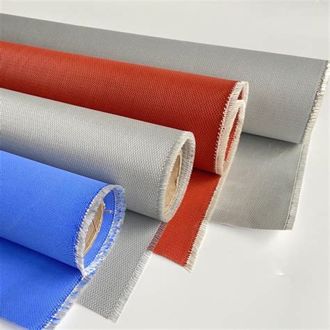 Heavy Duty Pu Coated Fiberglass Cloth Heat Resistant Fire Retardant 0 6mm Polyurethane E Glass