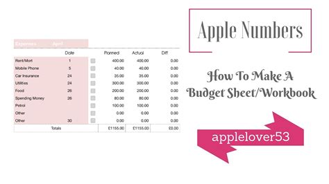 Apple Numbers Templates Basic Fleetlasopa