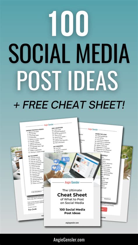 Get These 100 Ideas Of What To Post On Social Media Artofit