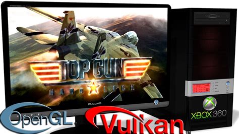 Xenia Xbox 360 Emulator Top Gun Hard Lock 2012 Ingame Vulkan