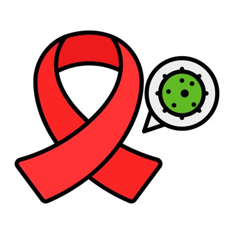 Cancer ribbon Generic Outline Color icon