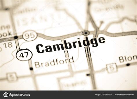 Cambridge Minnesota Usa Map Stock Photo by ©aliceinwonderland2020 379739564