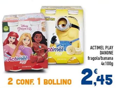 Actimel Play Danone Fragola Banana X G Offerta Di Conad