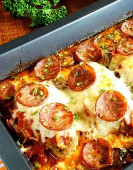 Low Carb Pizza Casserole