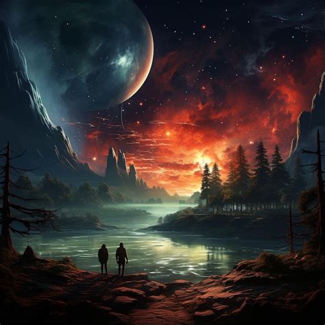 Premium AI Image | jupiters aurora