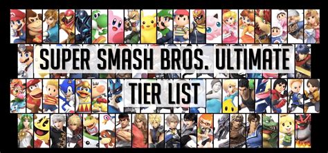 Templado Usando Una Computadora Pánico Smash Ultimate Tier List Pro