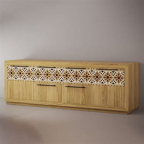 Кухонный комод 1900х500х640h для кухни Ukraine с фасадами украшены ...