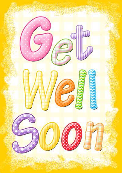 Get Well Soon Printable Cards