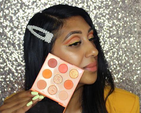 Colourpop Orange You Glad Eyeshadow Palette Swatches Mybeautyfavs