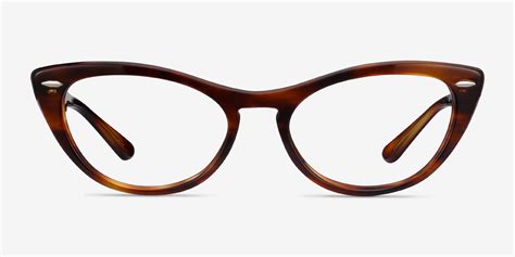 Ray Ban Nina Cat Eye Tortoise Frame Glasses For Women Eyebuydirect