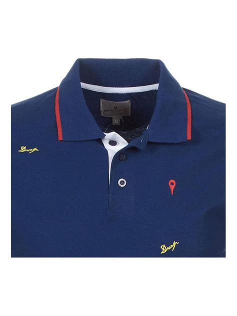 Polo Manches Courtes Homme CLAMAR DEGRE CELSIUS Bleu Marine Kiabi