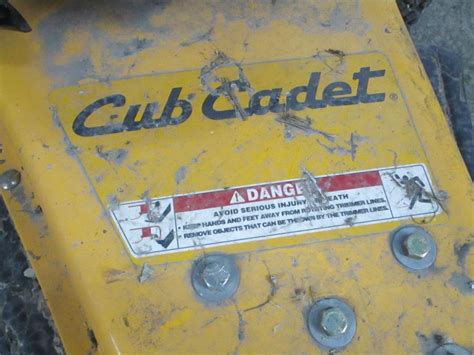 Cub Cadet Wheeled Weed Eater Property Room