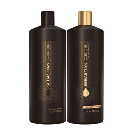 Kit Sebastian Professional Dark Oil Salon Duo Shampoo 1000ml Condicionador 1000ml Shopee