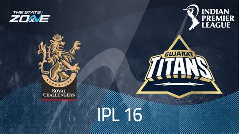 Royal Challengers Bangalore Vs Gujarat Titans League Stage Preview