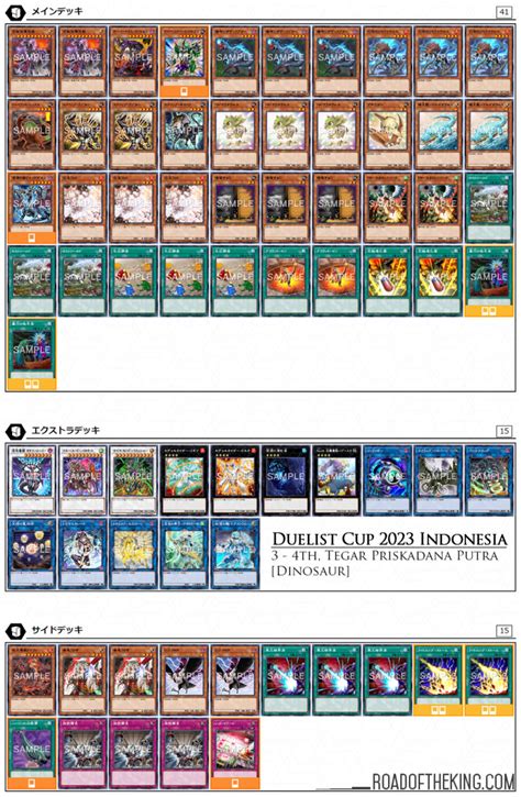 Dinosaur Deck 2024 Yu Gi Oh TCG BEST Meta Profiles