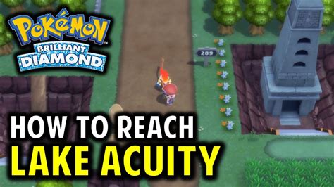 How To Reach Lake Acuity Snowpoint Gym Pokemon Brilliant Diamond