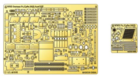 German Pz Kpfw T Ausf E F For Tristar Kit Et Model C