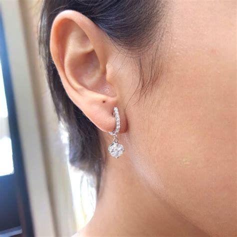 Jual Anting Gantung Simple White Gold MPAE152 Toko Mas Paris Cikini