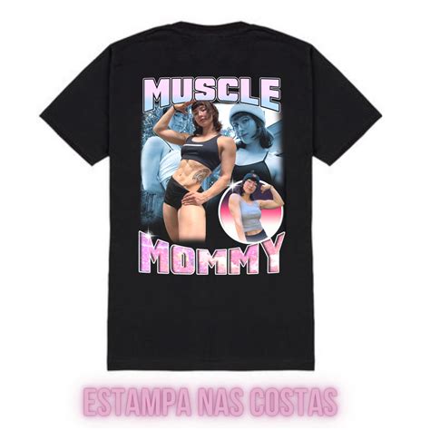 T Shirt Classic Muscle Mommy Leanbeefpatty Estampa Nas Costas R