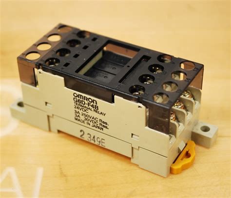 Omron G6d F4b Terminal Block Relay 24vdc Coil 250 Vac 3a 30vdc 3a