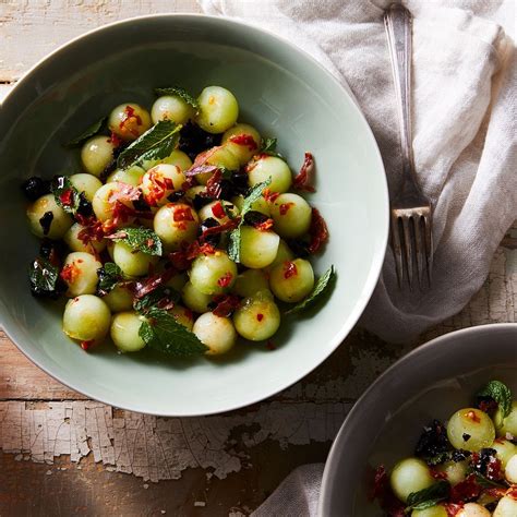 This Crispy Prosciutto Juicy Melon Salad Is Summer At Its Finest