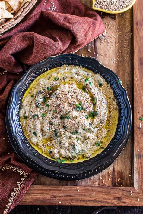 Baba Ghanoush Roasted Eggplant Dip Olivias Cuisine