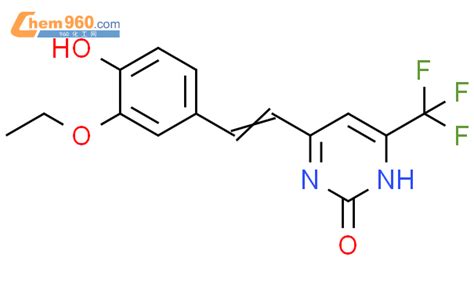 332026 85 4 2 1H Pyrimidinone 4 2 3 Ethoxy 4 Hydroxyphenyl Ethenyl