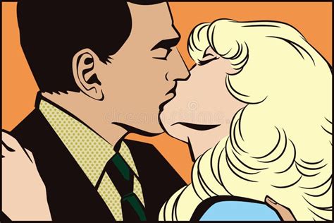 Pop Art Kissing Couple Stock Illustrations 302 Pop Art Kissing Couple Stock Illustrations