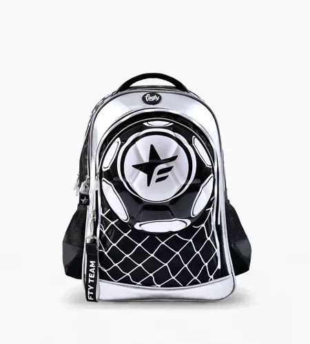 Mochila Espalda Pulg Footy Pelota Futbol Con Luz Led Orig