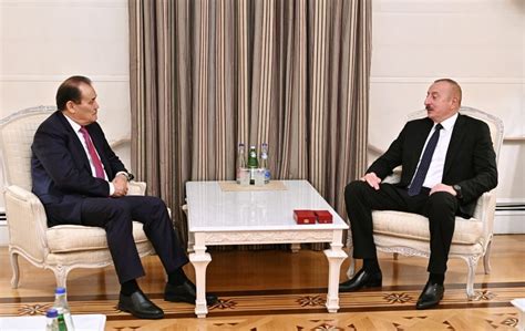 President Ilham Aliyev Receives Secretary General Of Organization Of