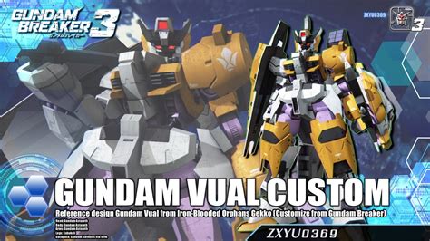 Ps Gundam Breaker Gundam Vual Custom Youtube