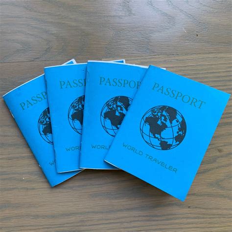 Printable Passport for Kids for Pretend Play Travel and Learning - Etsy ...