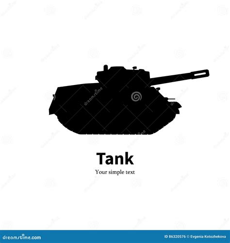 Tank Silhouette Clip Art