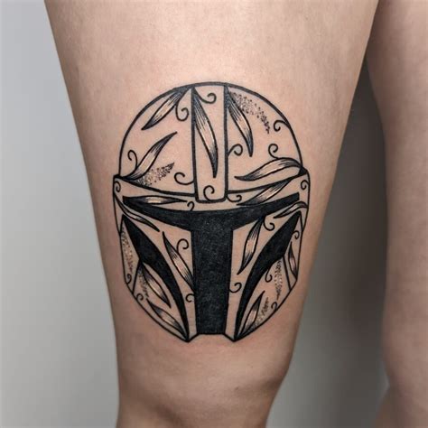 10+ Mandalorian Helmet Tattoo Ideas That Will Blow Your Mind!