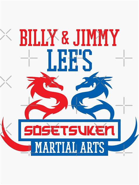 Billy And Jimmy Lees Double Dragon Essential Tshirt Sticker For Sale