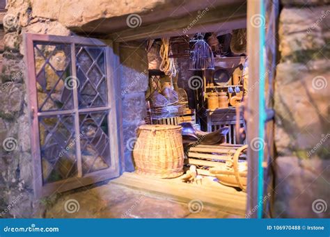 Interior Of Hut House Of Hagrid Decoration Of Warner Brothers Studio