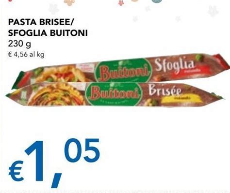 Pasta Brisee Sfoglia Buitoni Offerta Di Migross Supermercati E Market