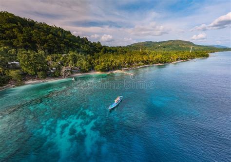 Namalatu Beach In Latuhalat Ambon Maluku Indonesia Stock Photo