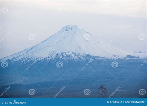 Beautiful And Unique Mount Ararat Stock Image Image Of Ararat Slopes