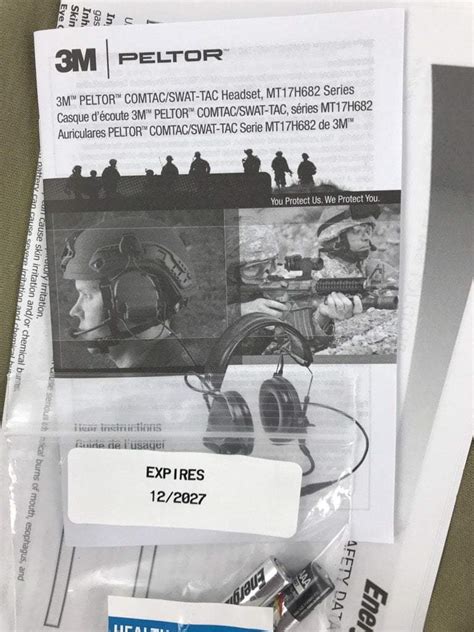 3m Peltor Comtac Iii Ach Dual Comm Headset W 2 Ptt 88081