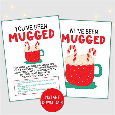 We Ve Been Mugged You Ve Been Mugged Christmas Game Christmas