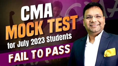 Cma Exam Mock Test Cma Inter Cma Final Youtube