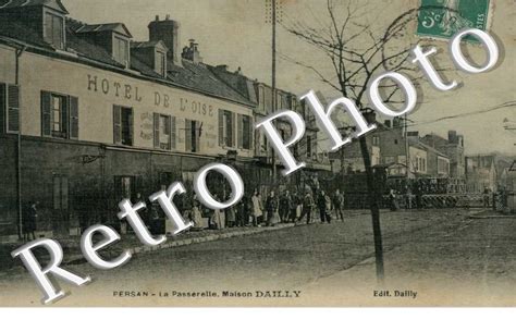 Reproduction Cartes Postales Anciennes La Passerelle Maison Dailly